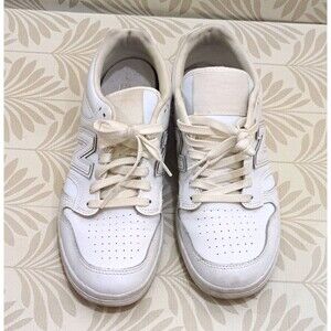 New Balance 480 Men’s Low Top size 8.5 Leather Sneakers White BB480L3W